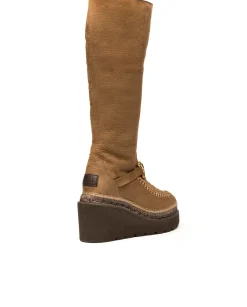 Vidorreta Outlet|Bota alta en nobuk tierra Tilo 5 Eva