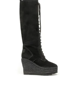 Mujer Vidorreta Outlet|Botas Altas|Bota alta en serraje negro Tilo 7