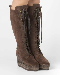 Mujer Vidorreta Botas Altas|Bota alta en serraje testa Tilo 7