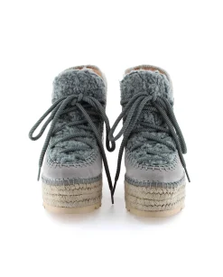 Mujer Vidorreta Botas Bajas|Bota baja borreguito en serraje gris Creta