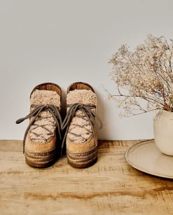 Mujer Vidorreta Botas Bajas|Bota baja borreguito en serraje camel Creta
