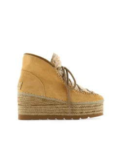 Mujer Vidorreta Botas Bajas|Bota baja borreguito en serraje camel Creta
