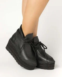Vidorreta Outlet|Bota baja en bost negro Creta
