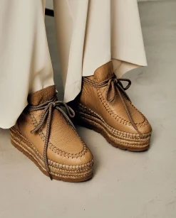 Mujer Vidorreta Botas Bajas|Bota baja en napa camel Creta