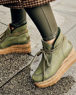 Mujer Vidorreta Botas Bajas|Bota baja en napa kaki Creta