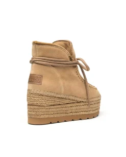 Mujer Vidorreta Botas Bajas|Bota baja en serraje nude Creta