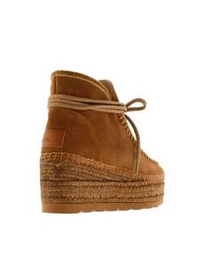 Mujer Vidorreta Botas Bajas|Bota baja serraje cuero oscuro Creta