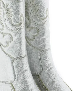Vidorreta Outlet|Bota Cowboy en napa metal plata Tilo 7