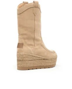 Vidorreta Outlet|Bota Cowboy en serraje arena Creta
