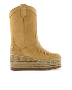 Mujer Vidorreta Botas Cowboy|Bota Cowboy en serraje camel Creta