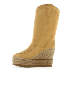 Mujer Vidorreta Botas Cowboy|Bota Cowboy en serraje camel Tilo 7