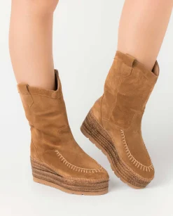 Mujer Vidorreta Botas Cowboy|Bota Cowboy en serraje cuero Creta