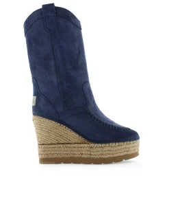 Mujer Vidorreta Botas Cowboy|Bota Cowboy en serraje marino Tilo 7