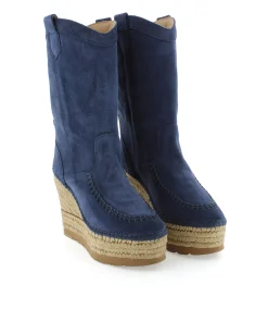 Mujer Vidorreta Botas Cowboy|Bota Cowboy en serraje marino Tilo 7