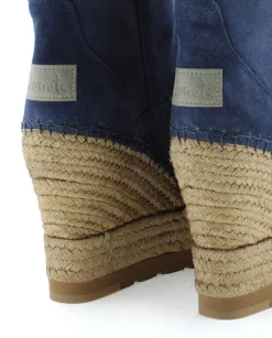Mujer Vidorreta Botas Cowboy|Bota Cowboy en serraje marino Tilo 7