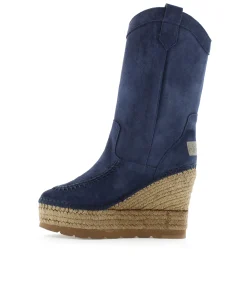 Mujer Vidorreta Botas Cowboy|Bota Cowboy en serraje marino Tilo 7