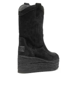 Mujer Vidorreta Botas Cowboy|Bota Cowboy en serraje negro Creta