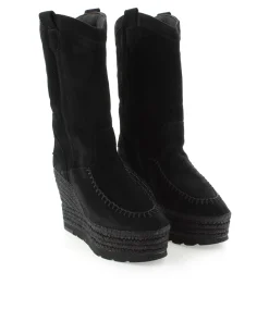 Mujer Vidorreta Botas Cowboy|Bota Cowboy en serraje negro Tilo 7