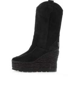Mujer Vidorreta Botas Cowboy|Bota Cowboy en serraje negro Tilo 7