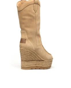 Mujer Vidorreta Botas Cowboy|Bota Cowboy en serraje nude Tilo 7