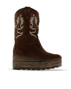 Vidorreta Outlet|Bota Cowboy en serraje testa Tilo 5