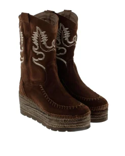 Vidorreta Outlet|Bota Cowboy en serraje testa Tilo 5