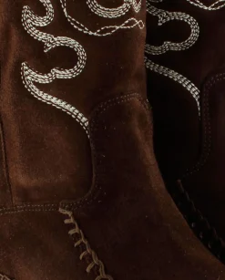 Vidorreta Outlet|Bota Cowboy en serraje testa Tilo 5