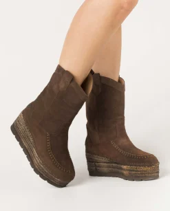 Mujer Vidorreta Botas Cowboy|Bota Cowboy en serraje testa Creta