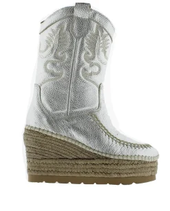 Mujer Vidorreta Botas Cowboy|Bota Cowboy napa metal plata Tilo 5