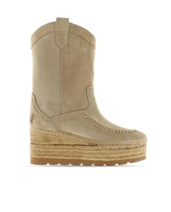 Vidorreta Outlet|Bota Cowboy serraje arena Creta