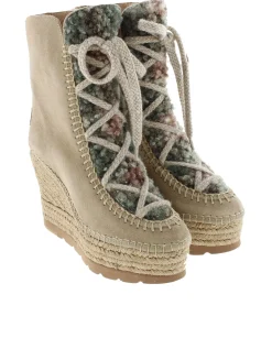 Vidorreta Outlet|Botin borreguito en serraje arena Tilo 7