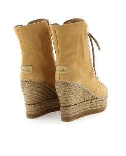 Mujer Vidorreta Botines|Botin borreguito en serraje camel Tilo 7