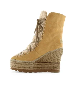 Mujer Vidorreta Botines|Botin borreguito en serraje camel Tilo 7