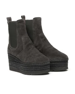 Vidorreta Outlet|Botin Chelsea en cavallo gris Creta