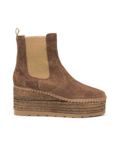 Vidorreta Outlet|Botin Chelsea en cavallo cuero oscuro Creta
