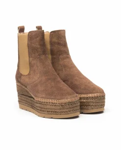 Vidorreta Outlet|Botin Chelsea en cavallo cuero oscuro Creta