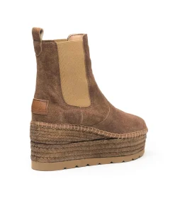 Vidorreta Outlet|Botin Chelsea en cavallo cuero oscuro Creta