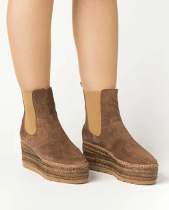 Vidorreta Outlet|Botin Chelsea en cavallo cuero oscuro Creta