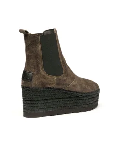 Vidorreta Outlet|Botin Chelsea en cavallo kaki Creta