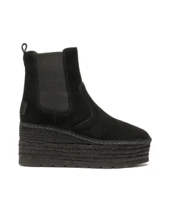 Mujer Vidorreta Botines|Botin Chelsea en serraje negro Creta