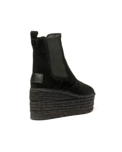 Mujer Vidorreta Botines|Botin Chelsea en serraje negro Creta