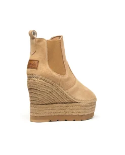 Vidorreta Outlet|Botin Chelsea en serraje nude Tilo 7