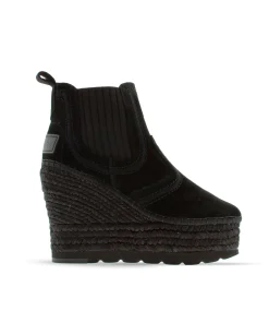 Vidorreta Outlet|Botin Chelsea en serraje negro Tilo 7