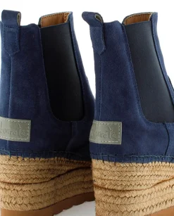 Mujer Vidorreta Botines|Botin Chelsea en serraje marino Creta