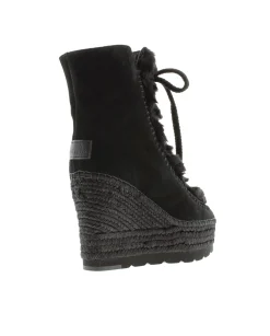 Vidorreta Outlet|Botin de pelo en serraje negro Tilo 7