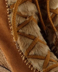 Vidorreta Outlet|Botin de pelo en serraje cuero Tilo 7