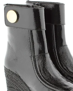 Vidorreta Outlet|Botin en charol negro Cuba