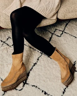 Mujer Vidorreta Botines|Botin en serraje camel Tilo 5