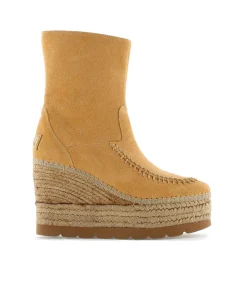 Mujer Vidorreta Botines|Botin en serraje camel Tilo 5