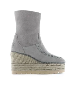 Mujer Vidorreta Botines|Botin en serraje gris Tilo 5